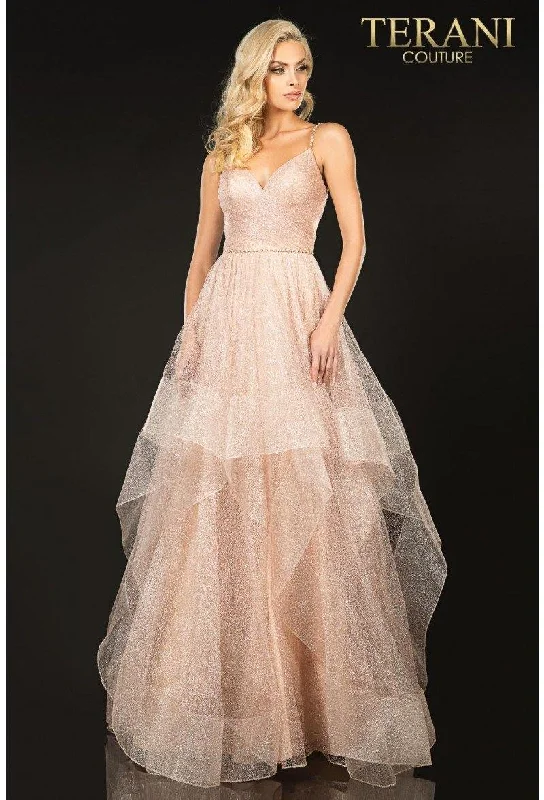 women's denim dressesTerani Couture 2011P1213 Long Tulle Prom Dress Sale